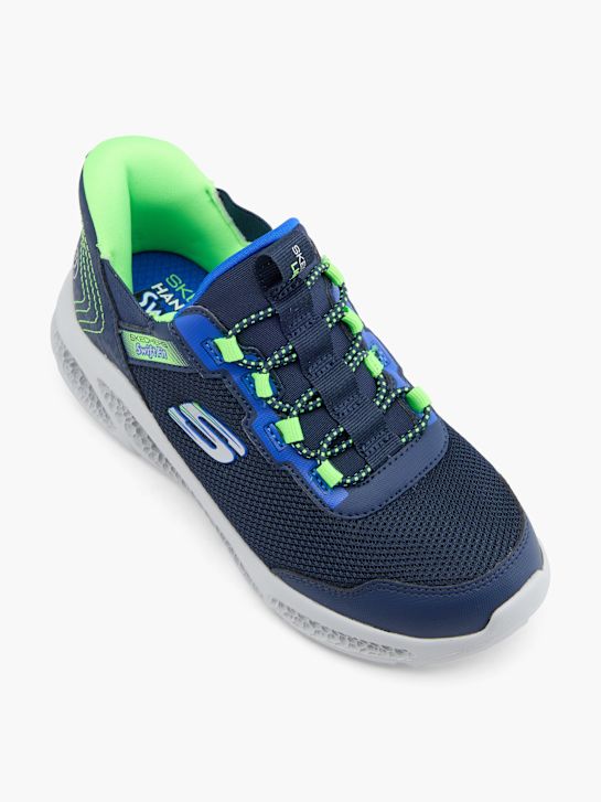 skechers cratera luzes treinador azul deichmann