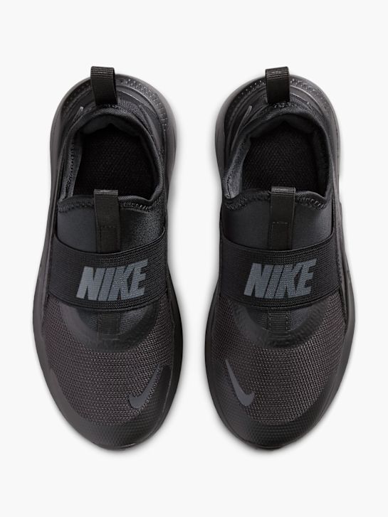 nike flex runner 4 ps slip-on treinador preto deichmann