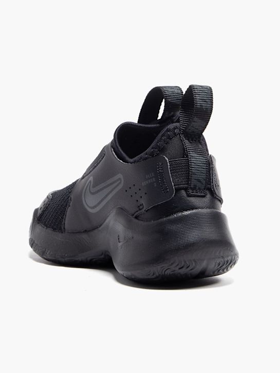 nike flex corredor 3 slip-on treinador preto deichmann