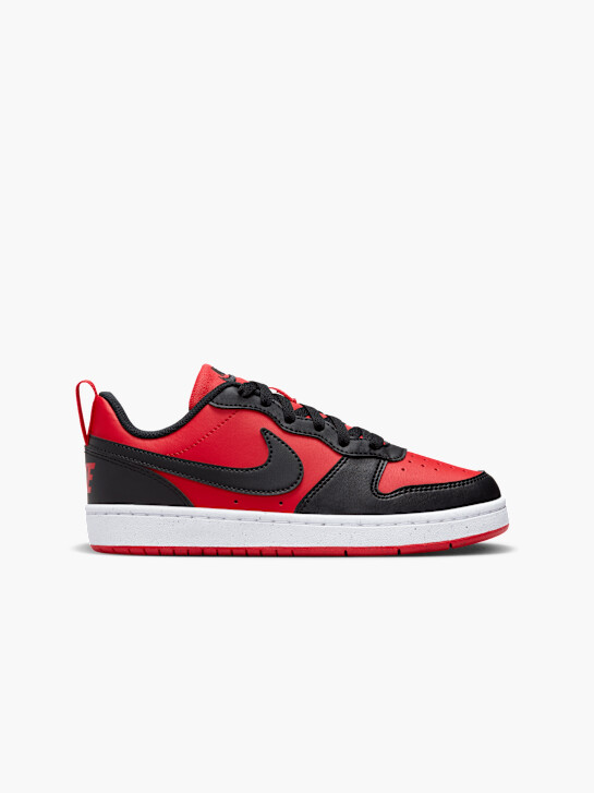 nike court bairro de baixa recraft treinador vermelho deichmann