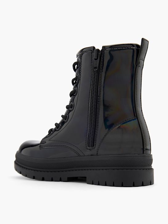 graceland lace-up bota preta deichmann