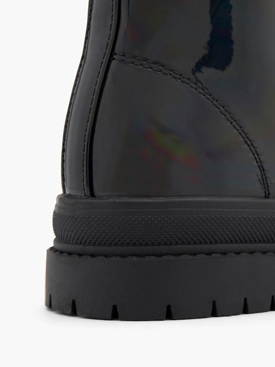 graceland lace-up bota preta deichmann