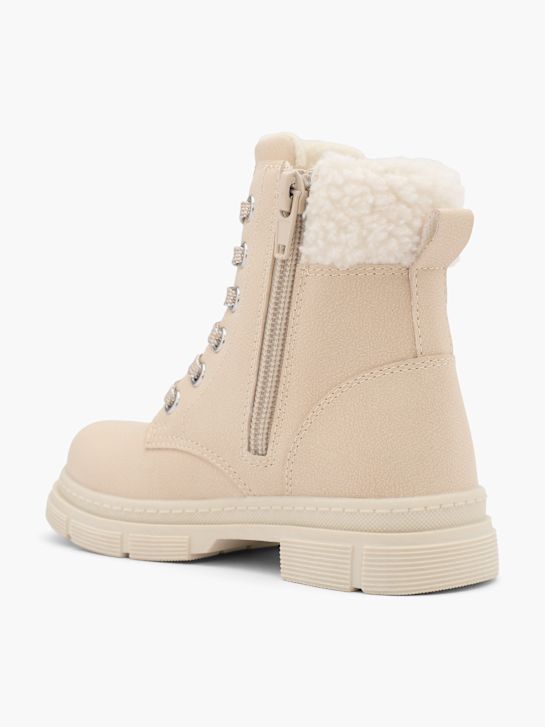 graceland lace-up bota bege deichmann