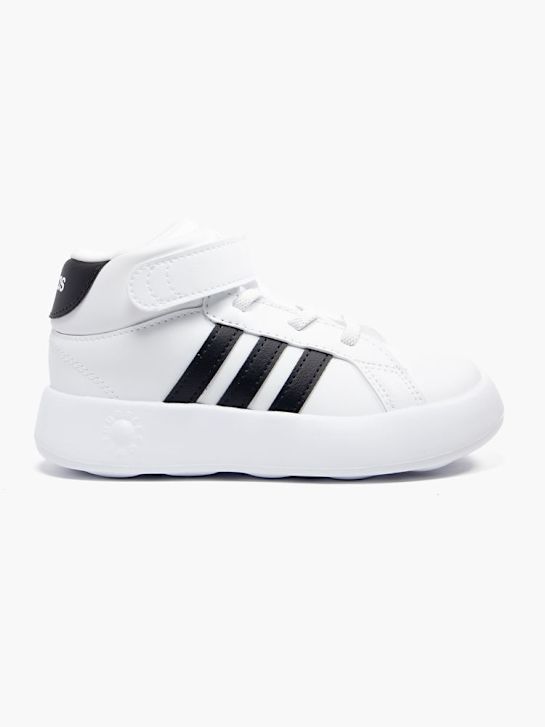 adidas grand court mid eu topo treinador branco deichmann