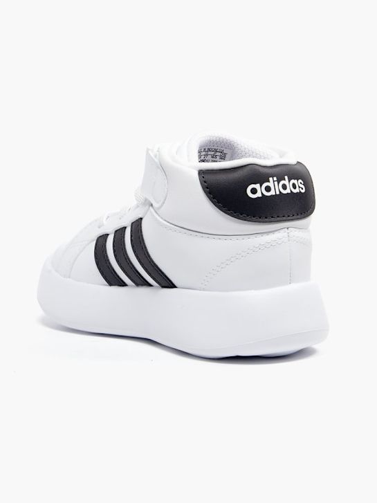 adidas grand court mid eu topo treinador branco deichmann