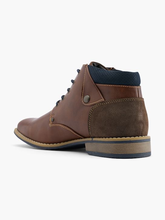 veneza atado a ankle boot de conhaque deichmann