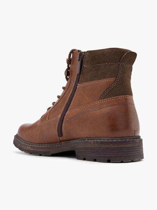 mustang atado a ankle boot de conhaque deichmann