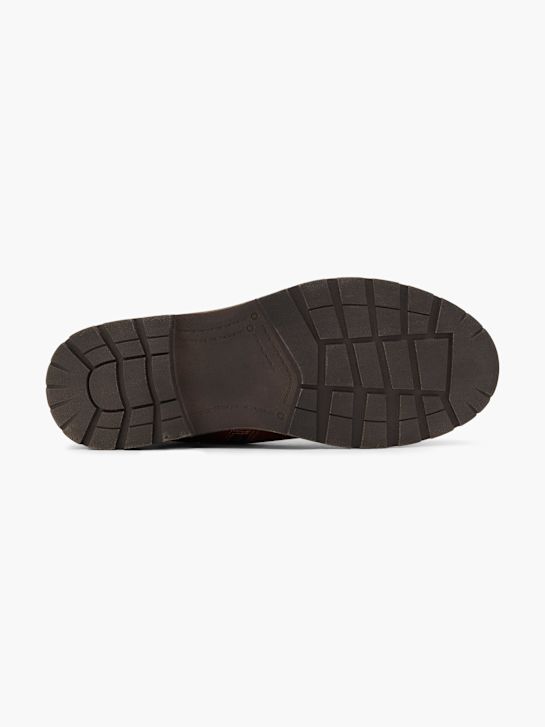 mustang atado a ankle boot de conhaque deichmann