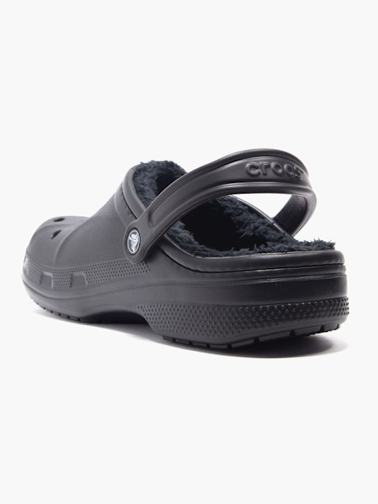 crocs baya forrado clog preto deichmann