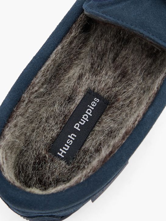 hush puppies fechado atrás chinelo azul deichmann