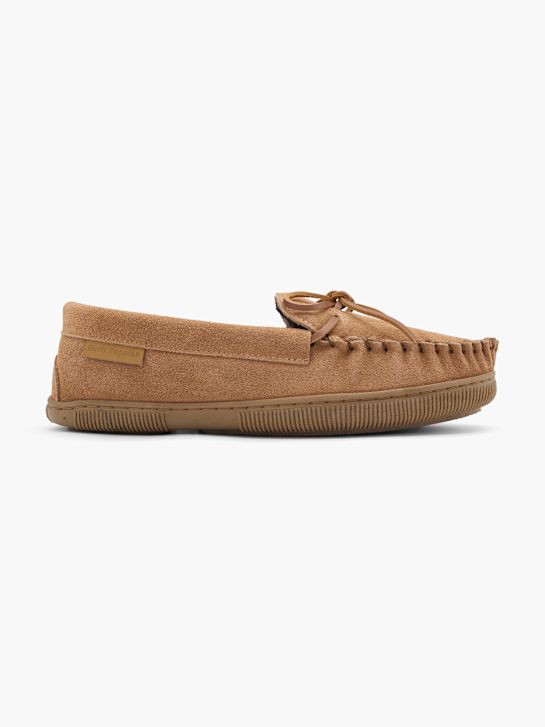 hush puppies fechado atrás chinelo bege deichmann