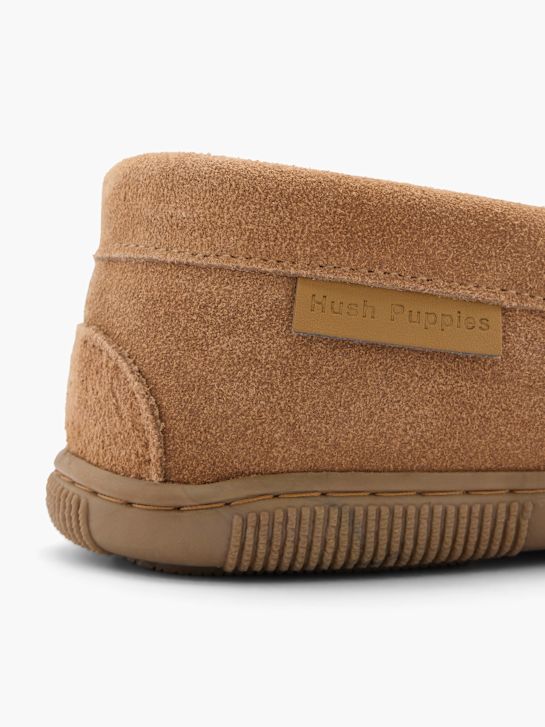 hush puppies fechado atrás chinelo bege deichmann