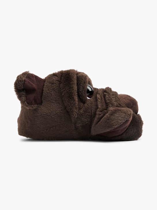 casa mia fechado atrás chinelo marrom deichmann