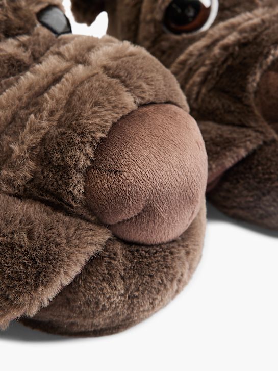 casa mia fechado atrás chinelo marrom deichmann