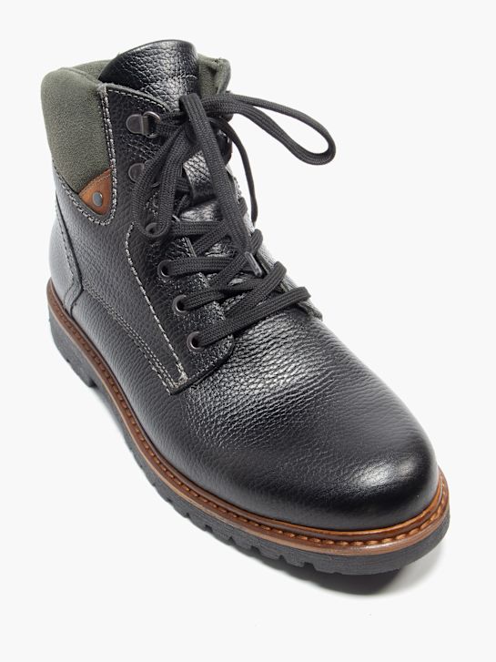 sou de sapatos lace-up bota preta deichmann