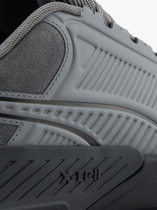 puma x-cell nova fs camurÇa slip-on treinador cinza deichmann