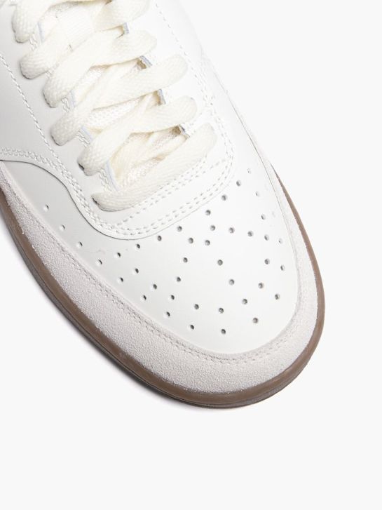 nike court visÃo de baixo treinador branco deichmann