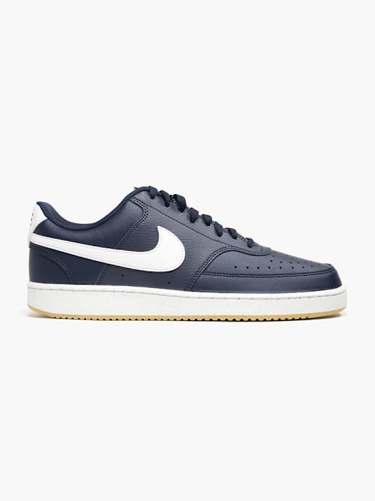 nike court visÃo de baixo treinador azul escuro deichmann