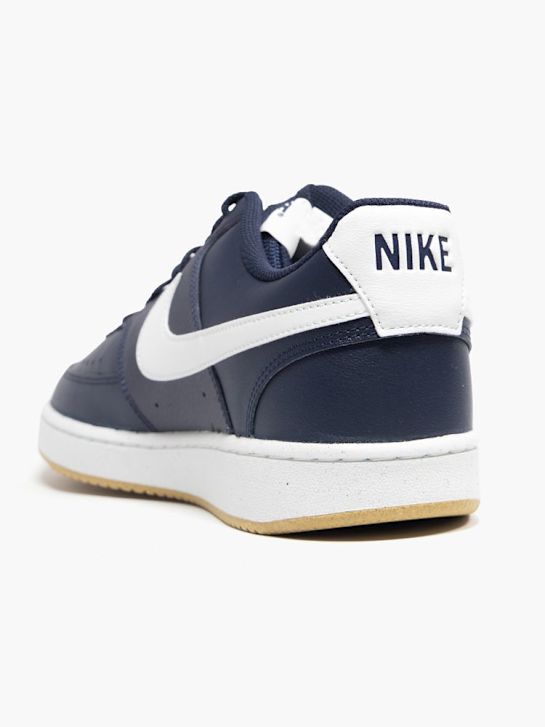 nike court visÃo de baixo treinador azul escuro deichmann