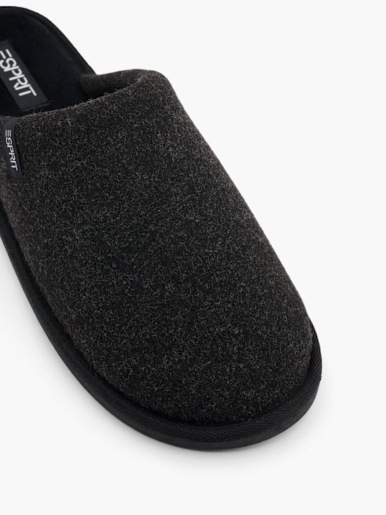 esprit de casa de chinelo preto deichmann
