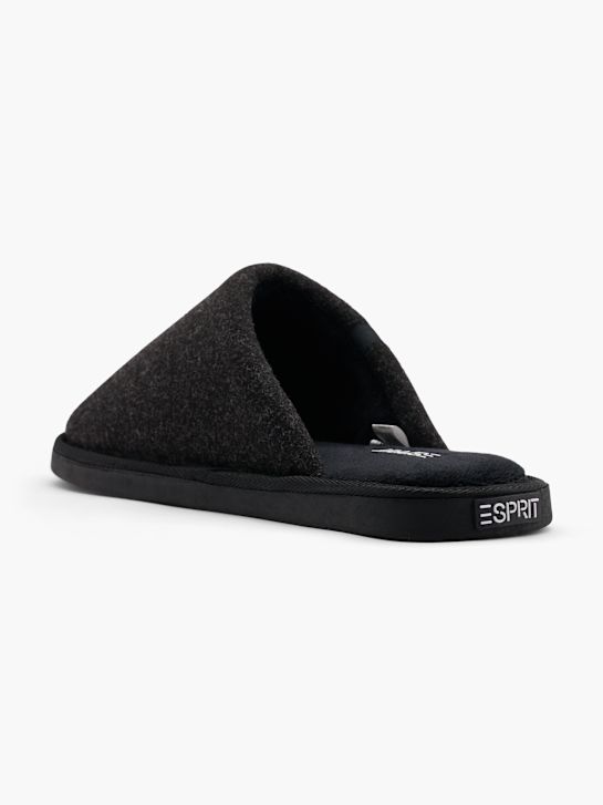 esprit de casa de chinelo preto deichmann