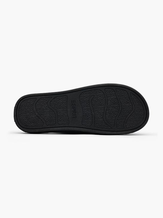 esprit de casa de chinelo preto deichmann