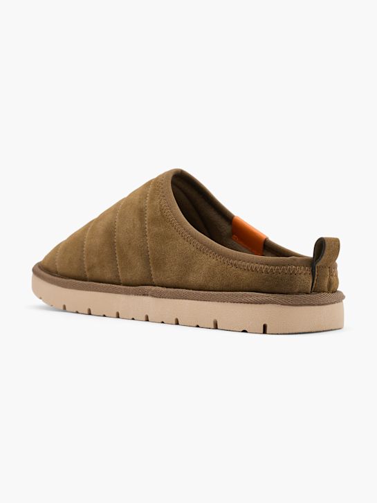 esprit de casa de chinelo marrom deichmann