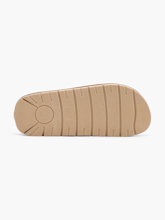 esprit de casa de chinelo marrom deichmann
