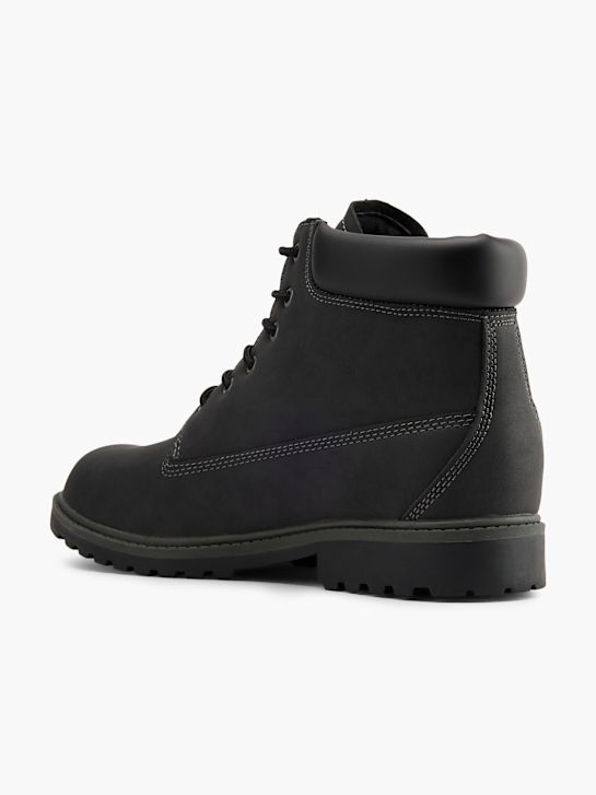 campeão do interior do estado de 3.0 lace-up bota preta deichmann