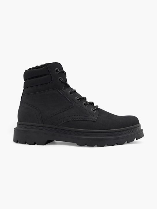 land rover lace-up bota preta deichmann