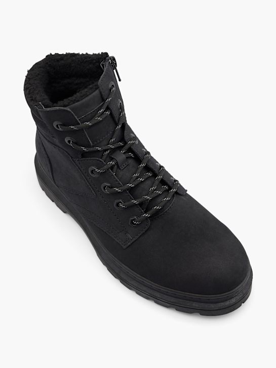 land rover lace-up bota preta deichmann