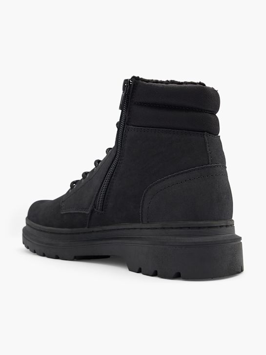 land rover lace-up bota preta deichmann