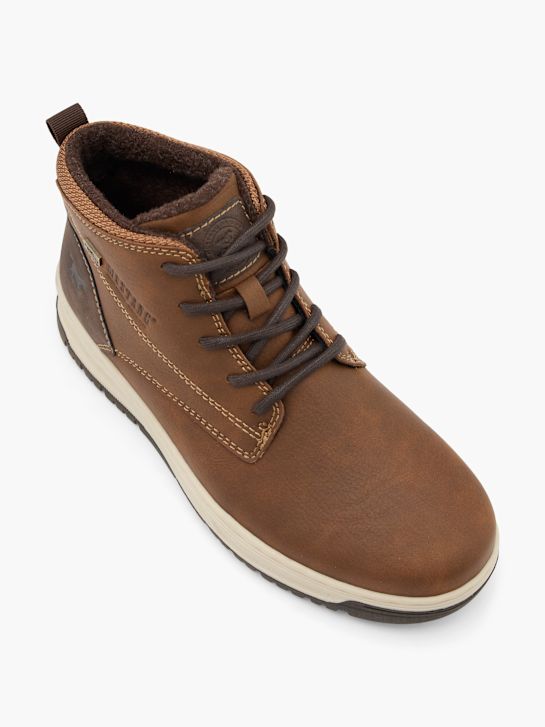 mustang lace-up bota marrom deichmann