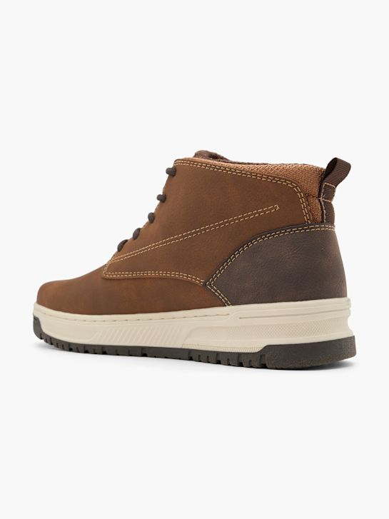 mustang lace-up bota marrom deichmann