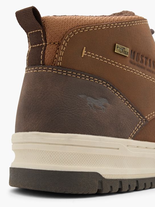 mustang lace-up bota marrom deichmann