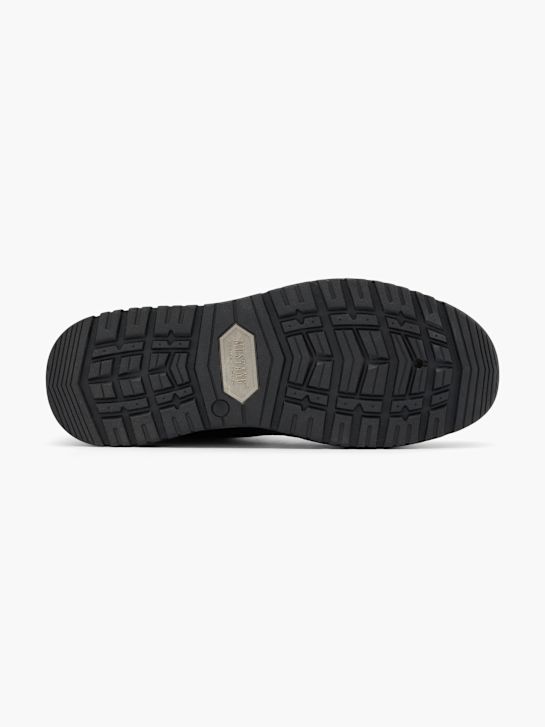mustang lace-up bota preta deichmann