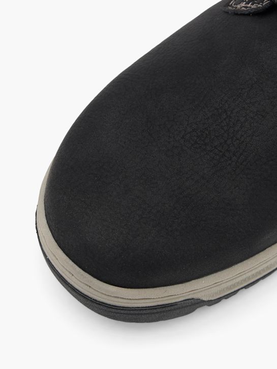 mustang lace-up bota preta deichmann