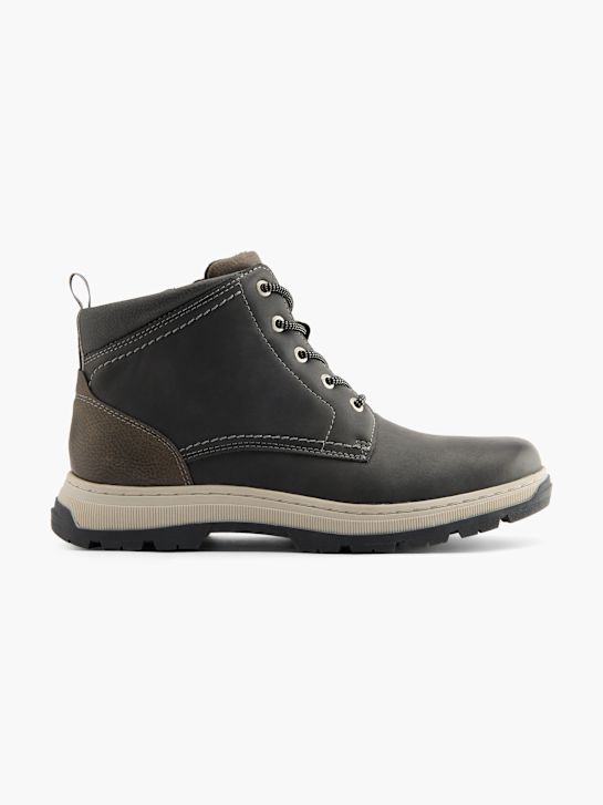 land rover lace-up bota preta deichmann
