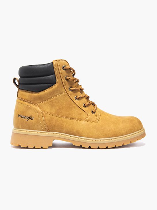 wrangler lace-up bota de camelo deichmann