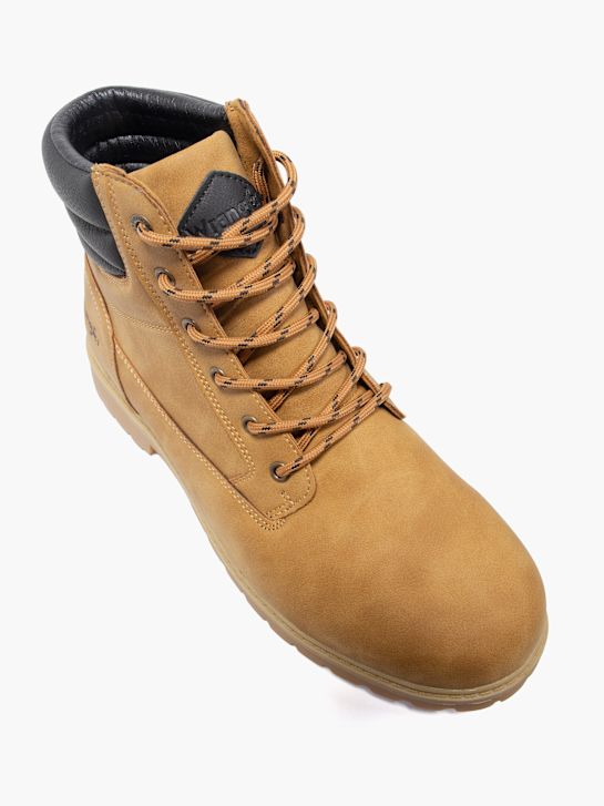 wrangler lace-up bota de camelo deichmann