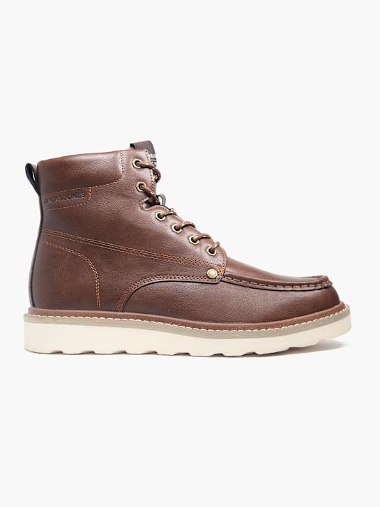 jack amp jones lace-up bota de conhaque deichmann