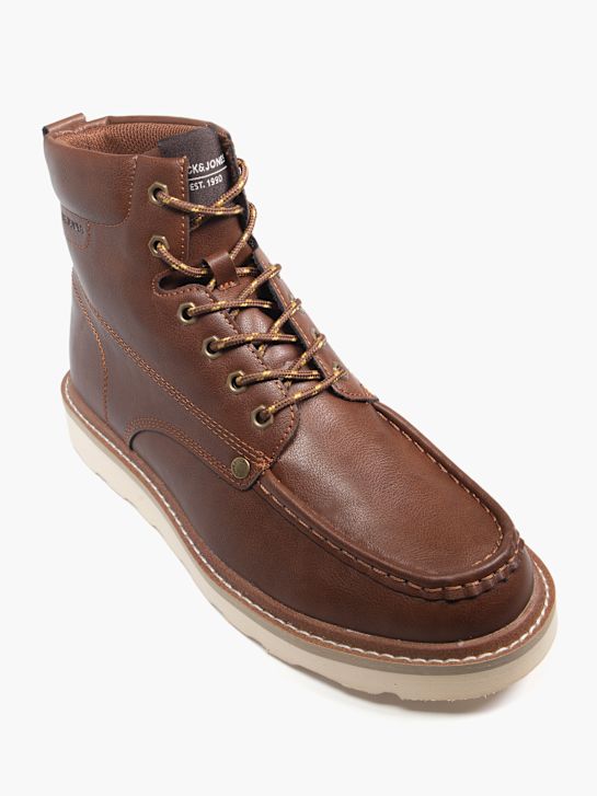 jack amp jones lace-up bota de conhaque deichmann