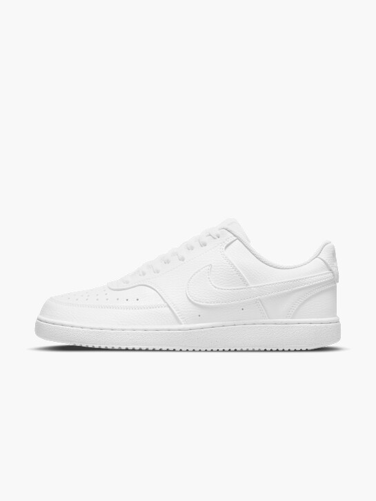 nike court visÃo de baixo treinador branco deichmann