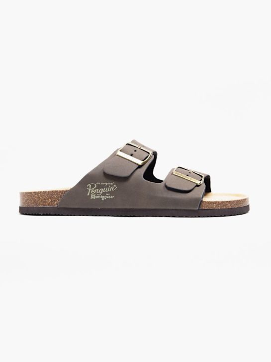 original penguin sandália palmilha marrom deichmann