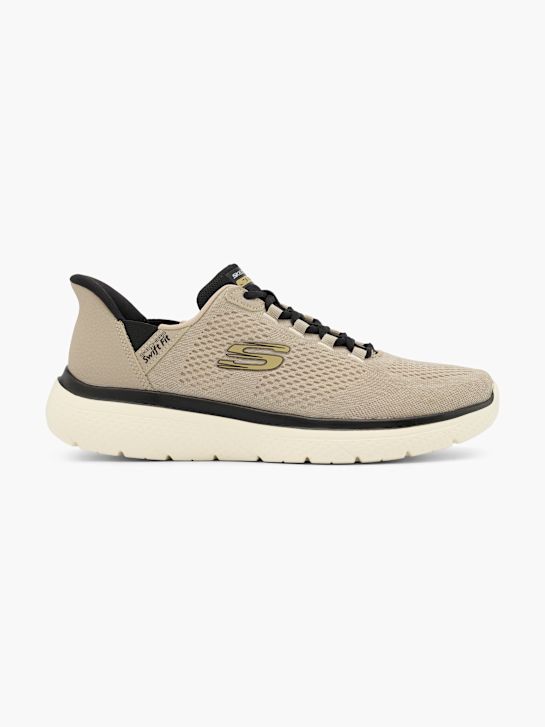 skechers flexÃo swift fit trainer bege deichmann