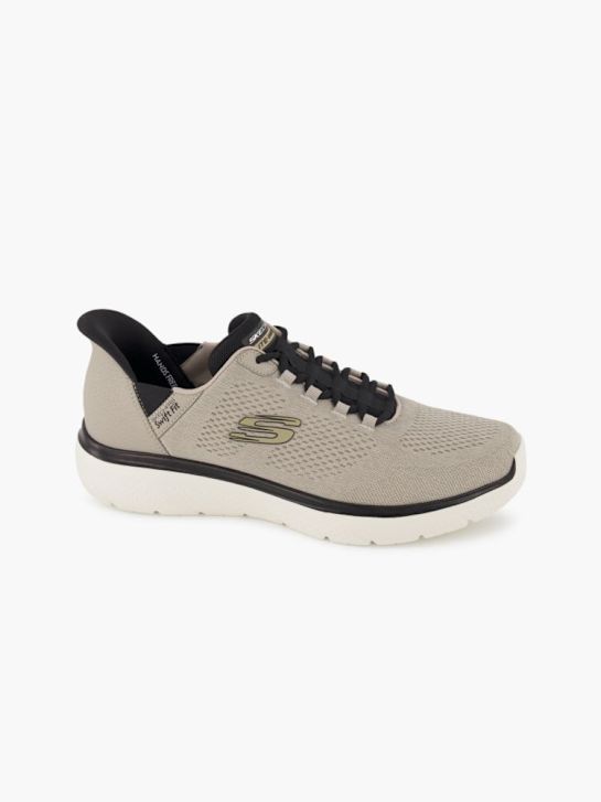 skechers flexÃo swift fit trainer bege deichmann