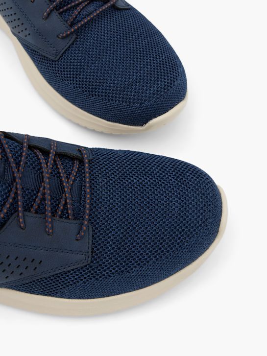 skechers dawson slip-on treinador azul deichmann