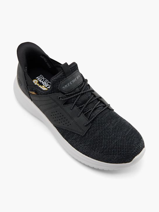 skechers dawson slip-on treinador preto deichmann