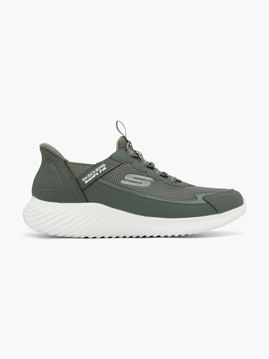 skechers jogador que saca swift ajuste slip-on treinador de oliveira deichmann