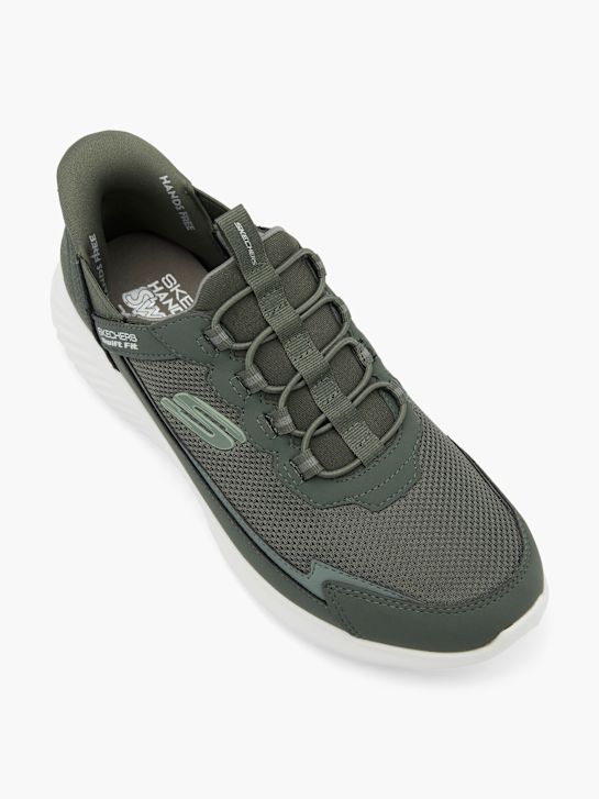 skechers jogador que saca swift ajuste slip-on treinador de oliveira deichmann